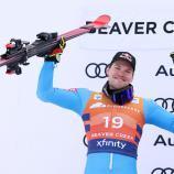 Zufrieden: Alex Vinatzer. © APA / CHRISTIAN PETERSEN