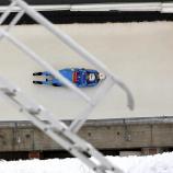 Andrea Vötter und Marion Oberhofer kamen in Winterberg nicht in das Ziel. © ANSA / TOMS KALNINS