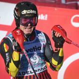 Armand Marchant won the European Cup slalom in Crans Montana. © APA/afp / FABRICE COFFRINI