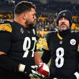 Cameron Heyward (l.) und Aaron Rodgers sind auf den letzten Drücker ins Playoff eingezogen. © APA / JOE SARGENT