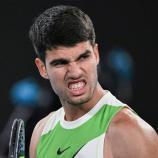 Carlos Alcaraz  steht in der dritten Runde. © APA/afp / PAUL CROCK