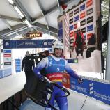 Dominik Fischnaller hat gut lachen: Mit der Teamstaffel feierte er einen Podestplatz. © ANSA / TOMS KALNINS