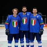 Drei DEL-Cracks: Peter Spornberger, Thomas Larkin und Alex Trivellato.