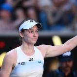 Elena Rybakina ist eine Runde weiter. © ANSA / JOEL CARRETT