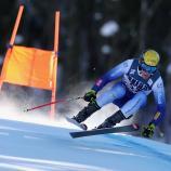 Giovanni Franzoni set the fastest time in the first Wengen practice session. © APA / CHRISTIAN PETERSEN