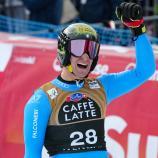 Giovanni Franzoni holte seinen ersten Abfahrtspodestplatz. © APA/afp / DIMITAR DILKOFF