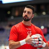 Handball-Ass Miguel Neves. © ANSA / Sebastian Elias Uth