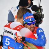 Italiens Sprintstar Federico Pellegrino schaffte es in Oberhof auf das Podest. © APA/afp / JOE KLAMAR