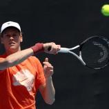 Jannik Sinner hat seine Form getestet. © APA/afp / DAVID GRAY