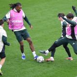 Juventus, hier im Abschlusstraining am Dienstag, braucht einen Sieg. © ANSA / Alessandro Di Marco