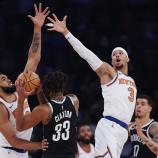 Karl-Anthony Towns (l.) und Josh Hart (r.) führt die Knicks zum Sieg. © APA / SARAH STIER