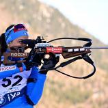 Lisa Vittozzi hat eine hervorragende Ausgangsposition. © APA/afp / TOBIAS SCHWARZ