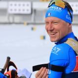 Lukas Hofer wurde in Ruhpolding eine besondere Ehre zuteil. © Pierre Teyssot / Pentaphoto