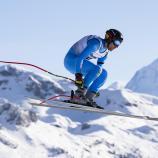 Mattia Casse war im Training der schnellste. © ANSA / JEAN-CHRISTOPHE BOTT