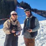 Melanie und Daniel sorgen in Kitzbühel für fantastische Bilder.