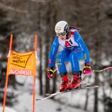 Nadia Delago was among the fastest in downhill training. © APA / EXPA/ JOHANN GRODER