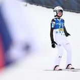 Nika Prevc holte sich am Dienstag den Sieg in Villach. © APA / BARBARA GINDL