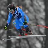 Sara Allemand feierte ihren zweiten Europacup-Sieg innerhalb weniger Tage. © APA/afp / MARCO BERTORELLO