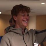 Sinner had a great time. © Screenshot Twitter