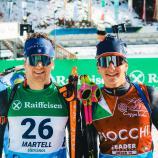 Südtiroler zeigen beim Italienpokal auf. © Biathlon Martell
