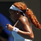 Tennis-Ass Coco Gauff sorgte für Lacher. © APA/afp / DAVID GRAY