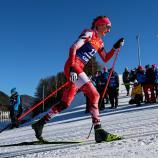 Teresa Stadlober schließt die Tour de Ski auf Platz zwei ab. © ANSA / ANDREA SOLERO