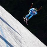 Will auch auf der Streif alle überraschen: Giovanni Franzoni. © APA/afp / JOE KLAMAR