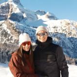 Bobpilot Patrick Baumgartner mit seiner Verlobten Greta. © Instagram