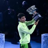 Carlos Alcaraz war einmal mehr nicht zu schlagen. © APA/afp / WILLIAM WEST