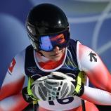 Corinne Suter et ses coéquipières n'ont pas encore remporté de victoire aux Jeux olympiques. © APA/afp / TIZIANA FABI