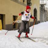 Le Palio delle Contrade a eu lieu à Bormio malgré les Jeux olympiques. © ANSA / MICHAEL BUHOLZER