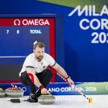 Die Curling-Wettbewerbe haben mit einer Panne begonnen. © ANSA / JEAN-CHRISTOPHE BOTT