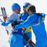 Die Langläufer der Azzurri haben Geschichte geschrieben. © ANSA / HANNIBAL HANSCHKE