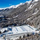 Die Südtirol Arena in Antholz. © APA/afp / ODD ANDERSEN