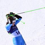 Federica Brignone macht auch nach Olympia weiter. © APA/afp / TIZIANA FABI