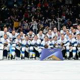 Finnland freute sich über Bronze. © APA/afp / JULIEN DE ROSA