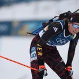 Für Franziska Preuß läuft es in Antholz überhaupt nicht. © APA/afp / FRANCK FIFE