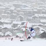 Henrik Kristoffersen muss im Finale angreifen. © ANSA / ANNA SZILAGYI