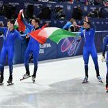 Italiens Herren-Staffel jubelte. © APA/afp / GABRIEL BOUYS