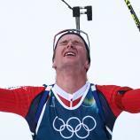 Johan-Olav Botn ist Olympiasieger im Einzel. © APA/afp / FRANCK FIFE