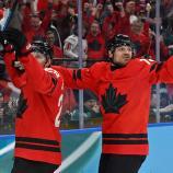 Kanada fordert die USA im Showdown um Gold. © APA/afp / ALEXANDER NEMENOV