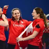 Kanadas Curling-Damen haben die Bronzemedaille erobert. © APA/afp / MARCO BERTORELLO