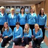 Kiens spielt weiter eine Top-Meisterschaft, hinten von links Martha Lechner, Klara Lechner, Irene Oberlechner, Jasmin Santer und Sarah Hirber;  vorne von links Sandra Santer, Maria Lechner, Lena Nothdurfter und  Sonja Fischer.