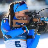 Lisa Vittozzi aux Jeux olympiques. © ANSA / PIERRE TEYSSOT