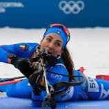Lisa Vittozzi will ihre erste Einzelmedaille in Antholz. © APA/afp / FRANCOIS-XAVIER MARIT