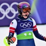 Mikaela Shiffrin holte keine Medaille in der Team-Kombination. © APA/afp / STEFANO RELLANDINI