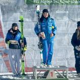 Nadine Trocker (Mitte) holte auf der Seiser Alm einen Doppelsieg. © FISI BZ