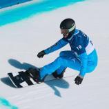 Omar Visintin kämpft am Donnerstagnachmittag um Olympia-Edelmetall. © ANSA / ALEX PLAVEVSKI