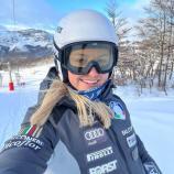 Sophie Mathiou steht im Europacup-Riesentorlauf zurzeit ganz vorne.