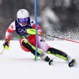 Wendy Holdener könnte ihre letzten Olympischen Spiele bestreiten. © APA/afp / MARCO BERTORELLO
